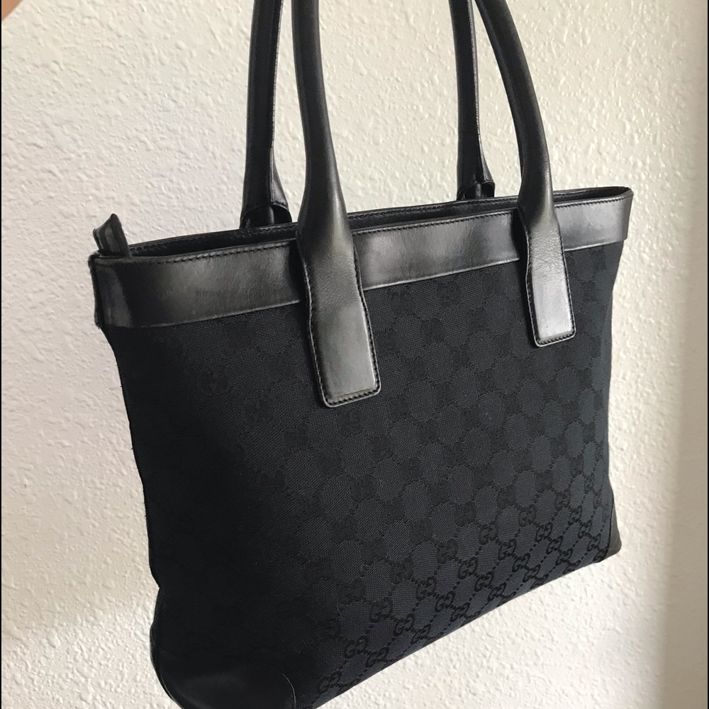 Gucci Black Zip Too Handbag